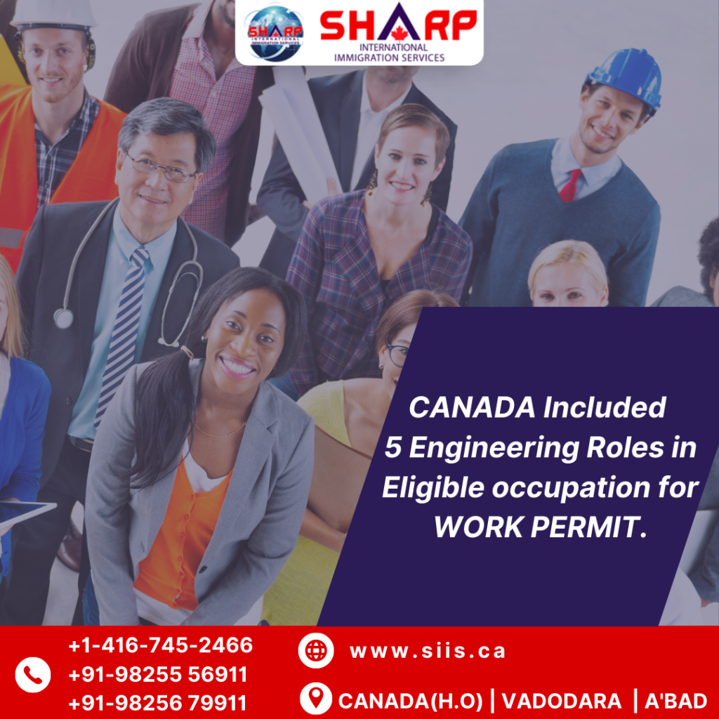 canada-included-5-engineering-roles-in-eligible-occupation-for-work