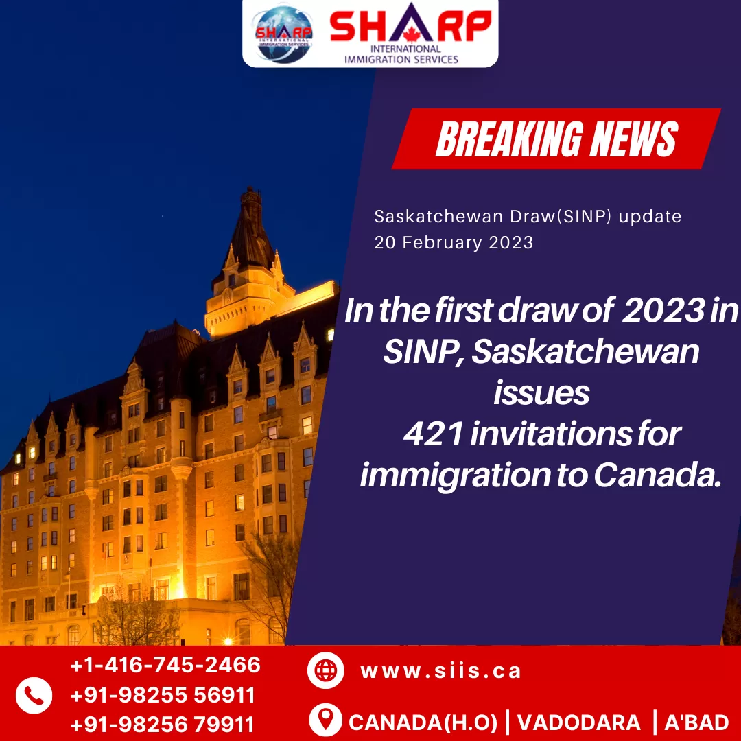 Saskatchewan PNP Draw: Province Issues 468 Canada Immigration Invitations -  Canada Immigration and Visa Information. Canadian Immigration Services and  Free Online Evaluation.