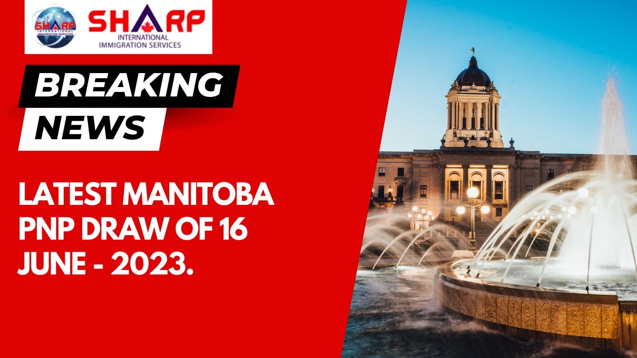 Manitoba PNP Draw 2023 | Invites 597 applicants | NOC-Specific