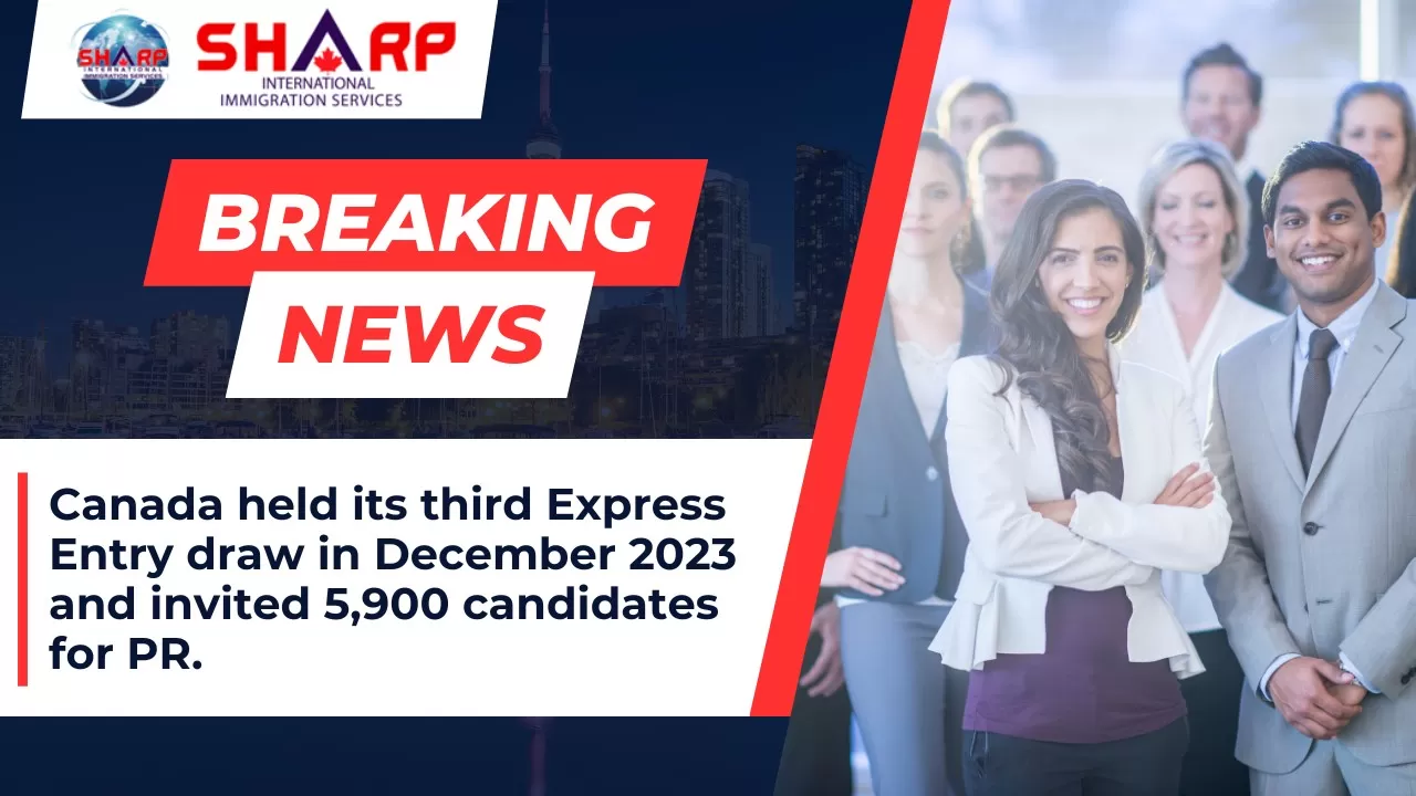 Latest Express Entry Draw 2023 | Express Entry Draw 258