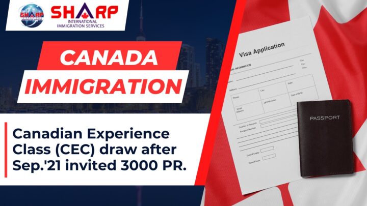 CEC Draw: A new Express Entry draw was held in Canada, and 3,000 Invitations to Apply (ITAs) for the Canadian Experience Class,