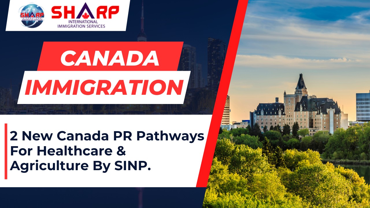 this image describe the detailed information about two New Canada PR Pathways For Healthcare & Agriculture By SINP, canada pr pathway, SINP, canada visa, canada pr, settle in canada, pr after study, work permit canada