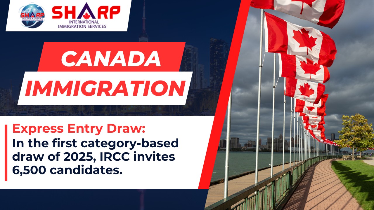 6,500 ITAs were distributed by the department through a lottery based on first French proficiency categories express entry draw of 2025 by IRCC, canada pr, express entry draw, work visa canada